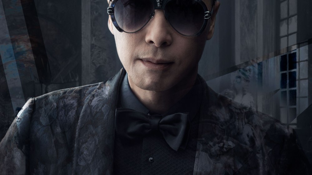 Donnie Yen in a pair of his own designs.