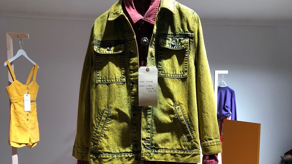 green jacket