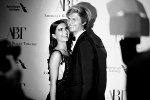 Violetta Komyshan and Ansel Elgort