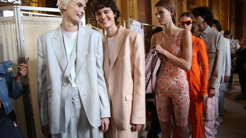 Backstage at Stella McCartney RTW Spring 2019