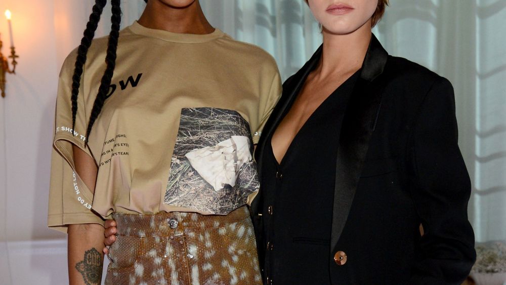 Jourdan Dunn and Cara DelevingneBurberry 'Her' new fragrances launch, London, UK - 10 Oct 2018