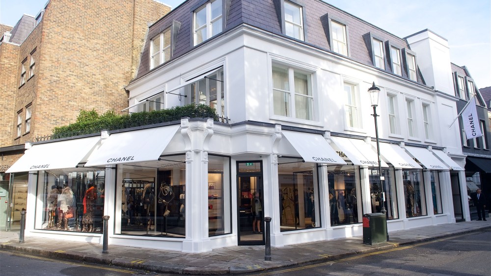 The new Chanel store in London's Brompton Cross.