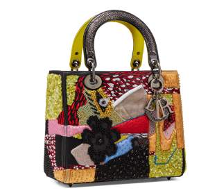 Dior Lady art bag designed by Mickalene Thomas