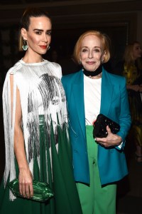 Sarah Paulson and Holland TaylorElle Women in Hollywood, Cocktails, Los Angeles, USA - 15 Oct 2018