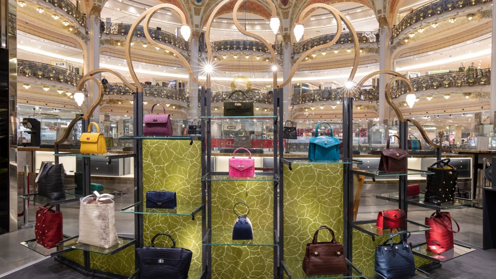 The Ethan K space at Galeries Lafayette.
