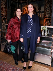 Maja Hoffmann (Luma Foundation) and India Mahdavi