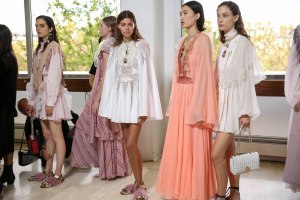 Backstage at Giambattista Valli RTW Spring 2019