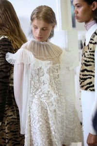 Backstage at Giambattista Valli RTW Spring 2019
