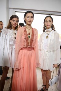 Backstage at Giambattista Valli RTW Spring 2019