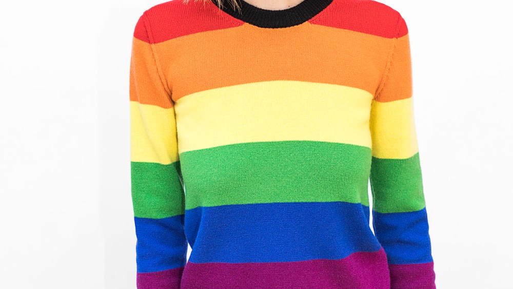 Langley Fox designed a sweater for a Sonia Rykiel charity capsule collection.