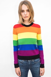 Langley Fox designed a sweater for a Sonia Rykiel charity capsule collection.
