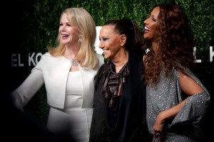 Blaine Trump and Donna KAran, Iman