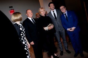 Anna Wintour, Michael Kors, Deborra-Lee Furness, Hugh Jackman, and Nathan Lane