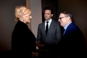 Deborra-Lee Furness, Hugh Jackman, and Nathan Lane