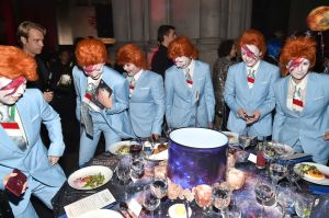 The scene at the gala.