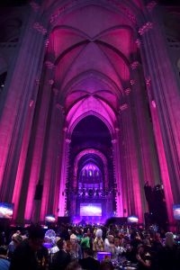 The scene at the gala.
