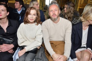 Isabelle Huppert and Alasdhair Willis