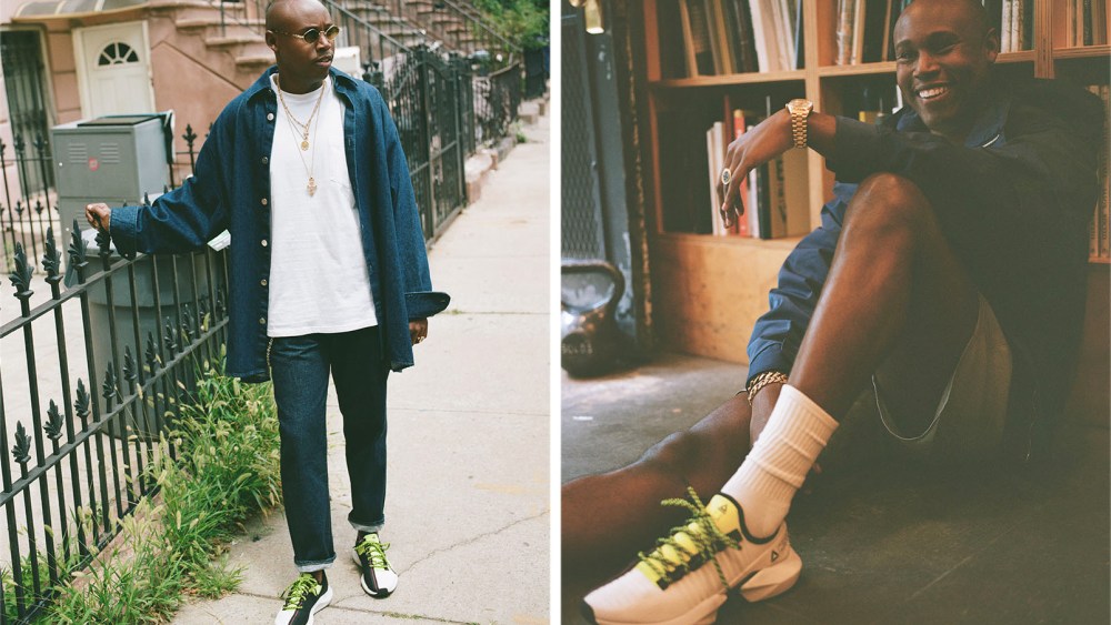 Jahleel Weaver in #SplitFrom Reebok campaign.