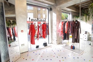 A view of the MSGM store in London.