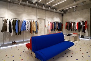 A view of the MSGM store in London.