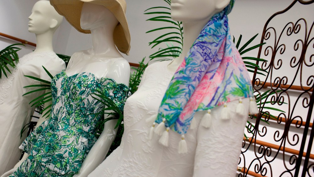 Looks from Lilly Pulitzer.Michelle Kelly of Lilly Pulitzer
