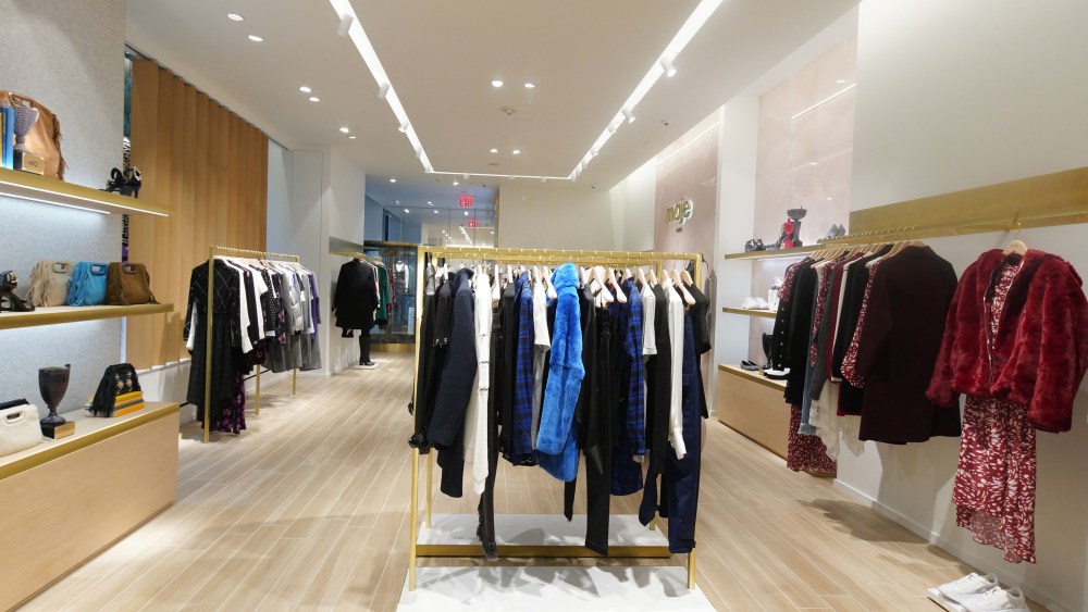 The Maje flagship at Rockefeller Center.
