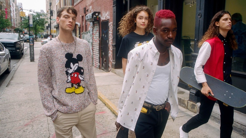 A look from the Rag & Bone x Disney Mickey Mouse collaboration.
