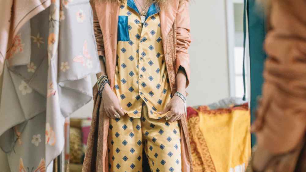Nicole Richie wearing her new line, Wylde Honey