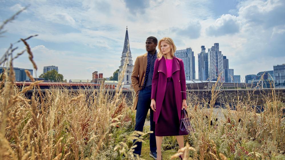 A look from the most recent Ted Baker campaign.