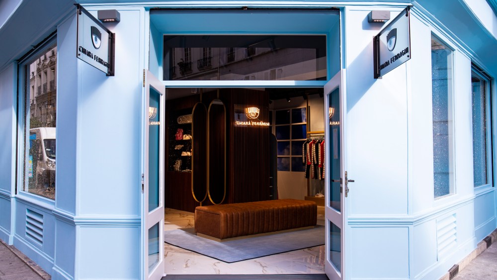 Chiara Ferragni Collection store in Paris.