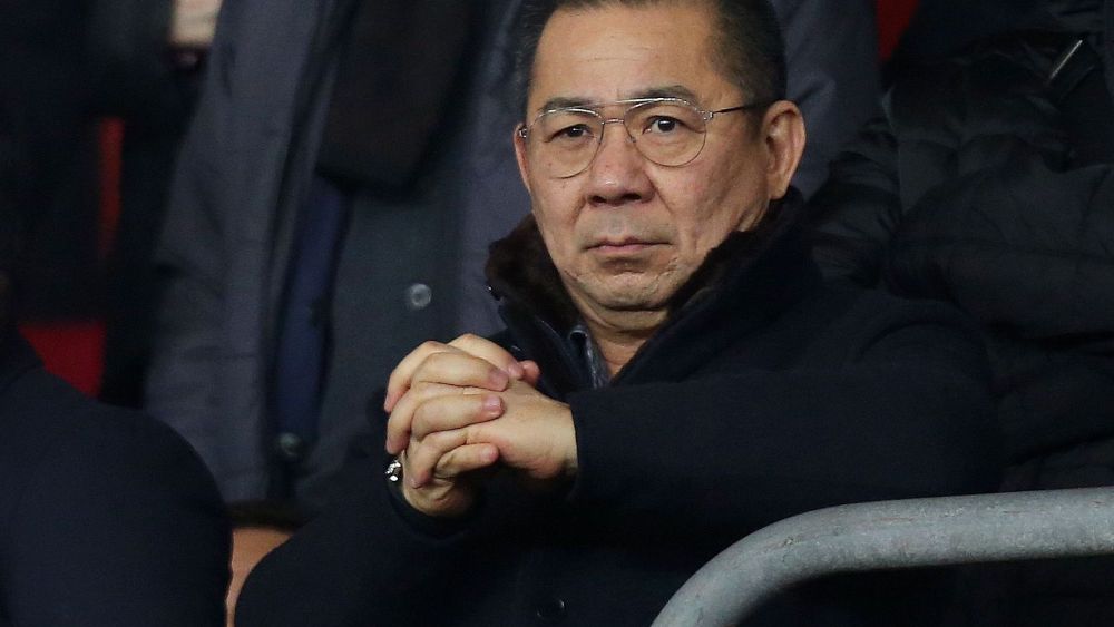Vichai Srivaddhanaprabha at a Dec. 2017 Leicester City match.