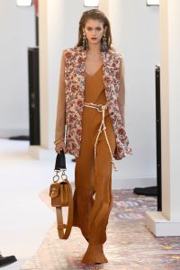 Kaia Gerber on the catwalkChloe show, Runway, Spring Summer 2019, Paris Fashion Week, France - 27 Sep 2018