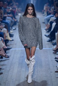 Kaia Gerber on the catwalkIsabel Marant show, Runway, Spring Summer 2019, Paris Fashion Week, France - 27 Sep 2018