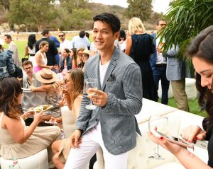 Harry Shum Jr.Veuve Clicquot Polo Classic, Inside, Los Angeles, USA - 06 Oct 2018
