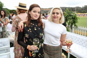 Jane Levy, Mae WhitmanVeuve Clicquot Polo Classic, Inside, Los Angeles, USA - 06 Oct 2018