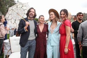 Jason Sudeikis, Ellen Pompeo, Olivia Wilde, Mandy MooreVeuve Clicquot Polo Classic, Inside, Los Angeles, USA - 06 Oct 2018