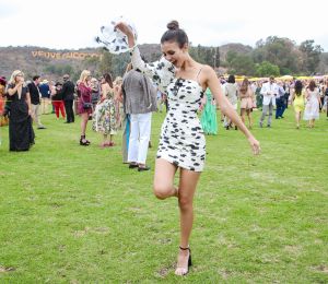 Victoria JusticeVeuve Clicquot Polo Classic, Inside, Los Angeles, USA - 06 Oct 2018