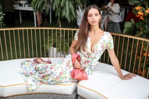 Angela SarafyanVeuve Clicquot Polo Classic, Inside, Los Angeles, USA - 06 Oct 2018