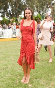 Alicia SanzVeuve Clicquot Polo Classic, Inside, Los Angeles, USA - 06 Oct 2018
