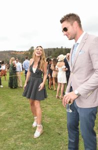 Chrishell Stause, Justin HartleyVeuve Clicquot Polo Classic, Inside, Los Angeles, USA - 06 Oct 2018