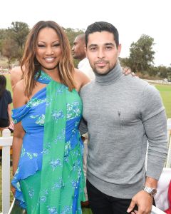 Garcelle Beauvais, Wilmer ValderramaVeuve Clicquot Polo Classic, Inside, Los Angeles, USA - 06 Oct 2018
