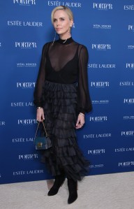 Charlize TheronPorter's 3rd Annual Incredible Women Gala, Arrivals, Los Angeles, USA - 09 Oct 2018WEARING GIAMBATTISTA VALLI