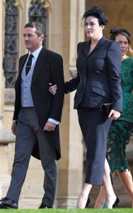 Liv Tyler and Dave Gardner
The wedding of Princess Eugenie and Jack Brooksbank, Pre-Ceremony, Windsor, Berkshire, UK -  12 Oct 2018