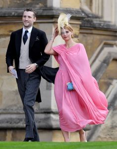 Pixie Geldof and George Barnett
The wedding of Princess Eugenie and Jack Brooksbank, Pre-Ceremony, Windsor, Berkshire, UK -  12 Oct 2018