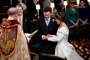 Princess Eugenie and Jack BrooksbankThe wedding of Princess Eugenie and Jack Brooksbank, Ceremony, St George's Chapel, Windsor Castle, Berkshire, UK - 12 Oct 2018