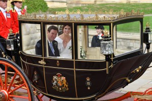 Jack Brooksbank and Princess EugenieThe wedding of Princess Eugenie and Jack Brooksbank, Carriage Procession, Windsor, Berkshire, UK - 12 Oct 2018
