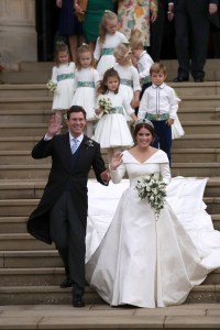 Princess Eugenie and Jack BrooksbankThe wedding of Princess Eugenie and Jack Brooksbank, Departures, Windsor, Berkshire, UK - 12 Oct 2018