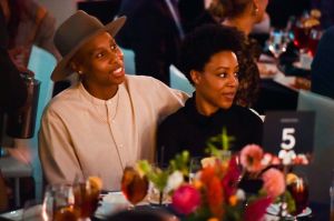 Lena Waithe and Alana Mayo attend Variety's Power of Women presented by Lifetime at The Beverly Wilshire on October 12, 2018 in Beverly Hills.Variety's Power of Women Presented by Lifetime, Inside, Los Angeles, USA - 12 Oct 2018