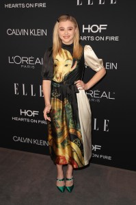 Chloe Grace MoretzElle Women in Hollywood, Arrivals, Los Angeles, USA - 15 Oct 2018WEARING SIMONE ROCHA SAME OUTFIT AS CATWALK MODEL *9881339aa