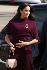 Meghan Markle Duchess of Sussex Maternity Style 2018 Hugo Boss